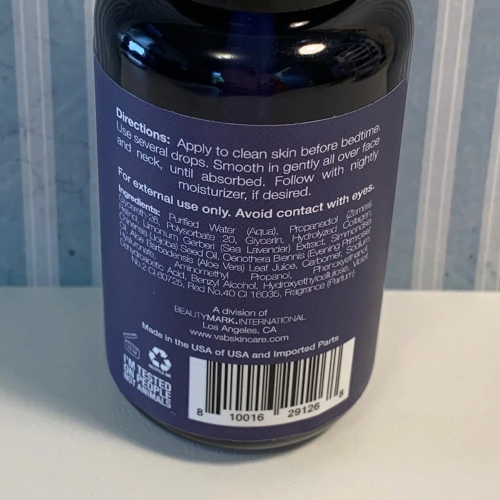 Vitamins and Sea beauty Night Concentrate Serum Sea Lavender Jojoba